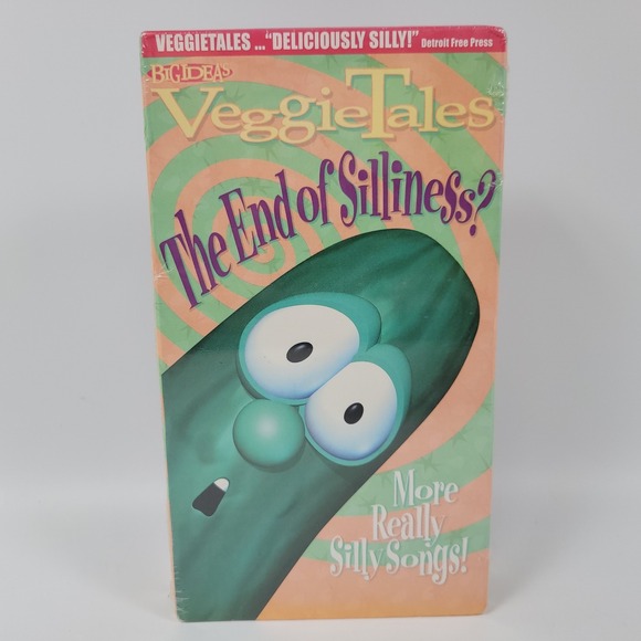 VeggieTales Silly Sing-Along 2 The‎ End of Silliness? VHS Video Tape 2000 - Picture 1 of 6